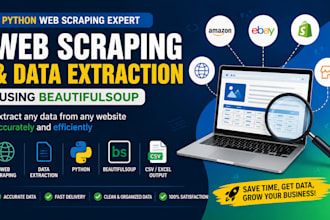 do web scraping with python and beautifulsoup