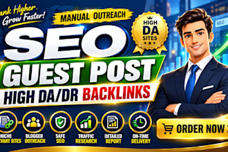 do guest post outreach and blogger outreach for high da backlinks