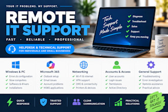 provide professional remote IT helpdesk