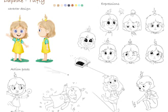 create character designs for childrens books