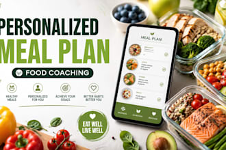 create a personalized meal plan and be your healthy food coach
