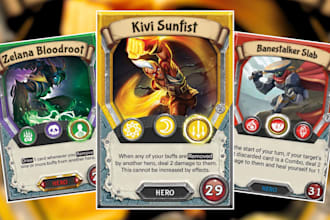 design custom trading card game, tcg card template artwork trading sport card