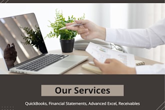 do accounting, bookkeeping, and financial reporting in quickbooks