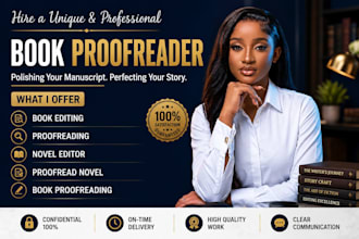 proofread fiction and nonfiction novel