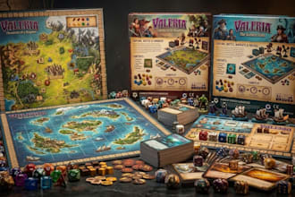 design professional board game design, rulebook layout, and card game design