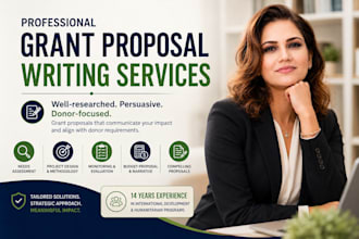 write professional grant proposals for nonprofits