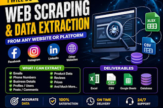 do email scraping and phone numbers