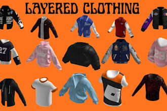create custom roblox ugc layered clothing and 3d outfits