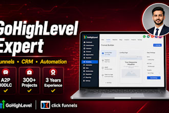 build and fix your gohighlevel funnel, website, and automation