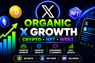 grow your crypto nft x twitter organically