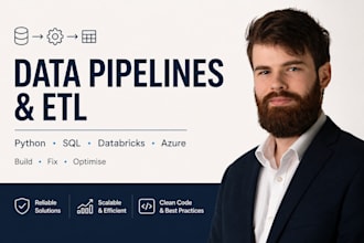 build, fix, or optimize your python etl data pipeline