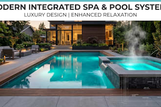 spa plumbing, heating system, shell design, pool combo