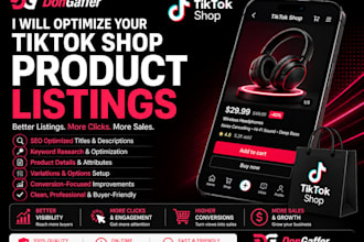 optimize your tiktok shop product listings