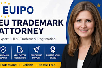 be your eu trademark attorney for euipo trademark registration