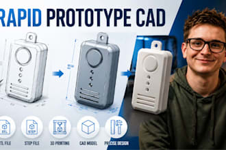 create product prototypes cad models rapid 3d printing development