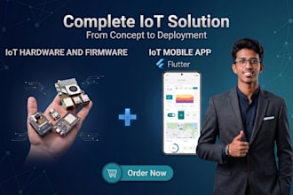 build complete iot hardware and flutter apps with ble,mqtt