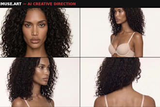 a custom ai fashion model with full character consistency