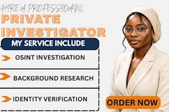be your osint and online private investigator for the USA
