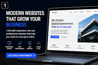 create a modern business website