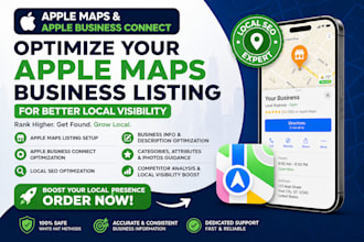 optimize your apple maps listing and apple business connect for local SEO