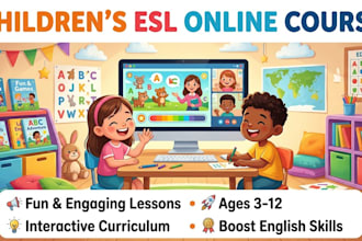 create children esl online course