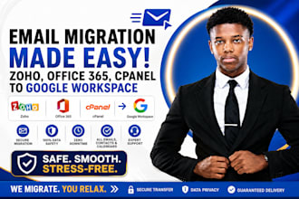 migrate emails from zoho office365 or cpanel to google workspace safely