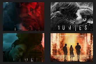 create an epic horror, sci fi, or action movie poster design