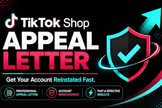 write a winning tiktok shop appeal letter for account reinstatement