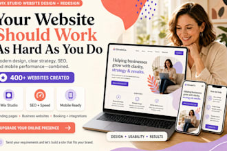 do wix website design, wix redesign, wix portfolio, wix website