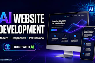 build an ai powered website for your business