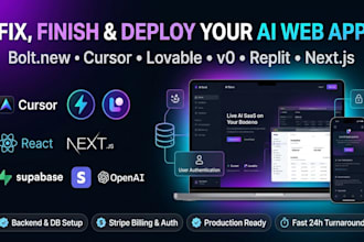 debug fix and deploy your bolt new cursor or lovable ai app