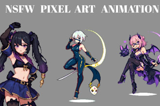 make nsfw pixel sprite animation sprite sheet pixel game art nsfw 2d pixel game