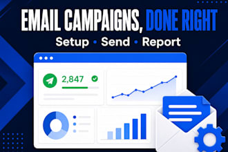 set up and send your bulk email marketing campaign or newsletter