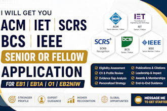 get you acm iet scrs bcs ieee senior or fellow application for eb1 eb2niw