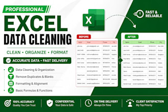 clean and format excel spreadsheets