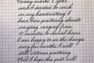 write anything with my beautiful handwriting