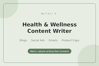 write engaging health and wellness content for your brand