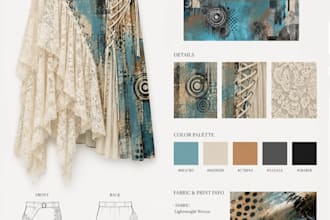 create fashion and textile diesigns for yourbrand