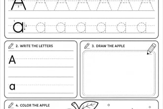create custom kids handwriting and drawing workbooks