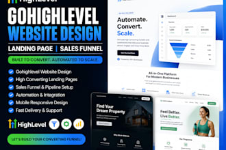 gohighlevel website design gohighlevel landing page go high level sales funnel