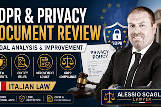review and improve your gdpr privacy policy and legal documents