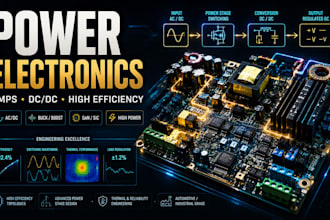 design custom smps dc dc converter, industrial power supply