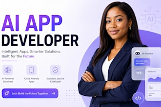 develop a custom ai mobile app and intelligent chatbot