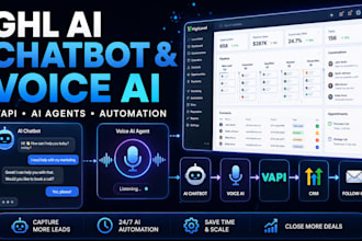 setup ghl voice ai, ghl ai chatbot, ghl ai agent, ghl vapi, and ghl automations