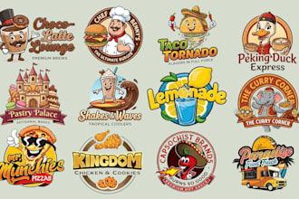 do healthy food drinks restaurant logo