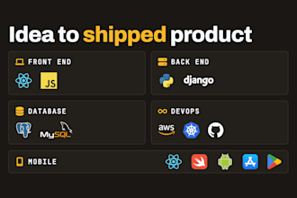 do full stack web and mobile development using react, python and django