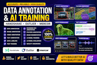 do ai training, data annotation, handshake, mercor and outlier