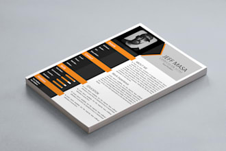 design a professional CV resume and modern ats friendly resume design