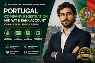 register your company in portugal, get nif, vat and bank account