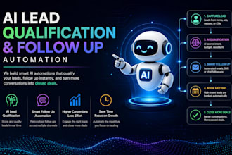 build an ai lead qualification and follow up automation